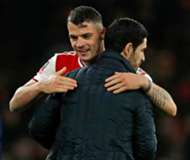 Granit Xhaka Mikel Arteta Arsenal