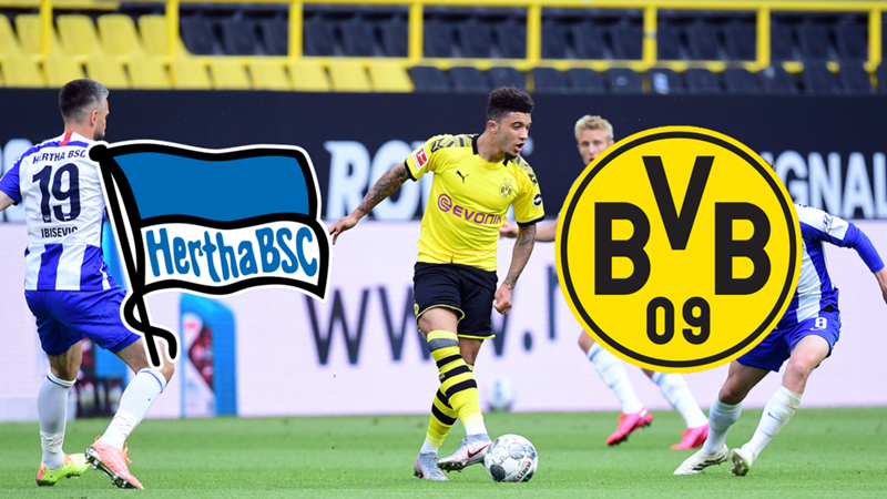 Wer zeigt / überträgt Hertha BSC vs. BVB (Borussia Dortmund) heute live