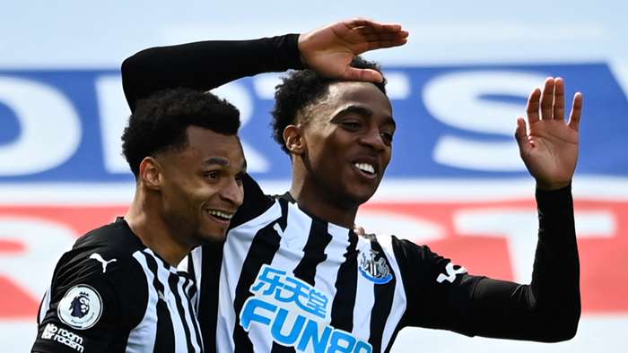 Joe Willock celebrates, Newcastle 2020-21