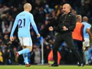 David Silva Pep Guardiola 11/29/17