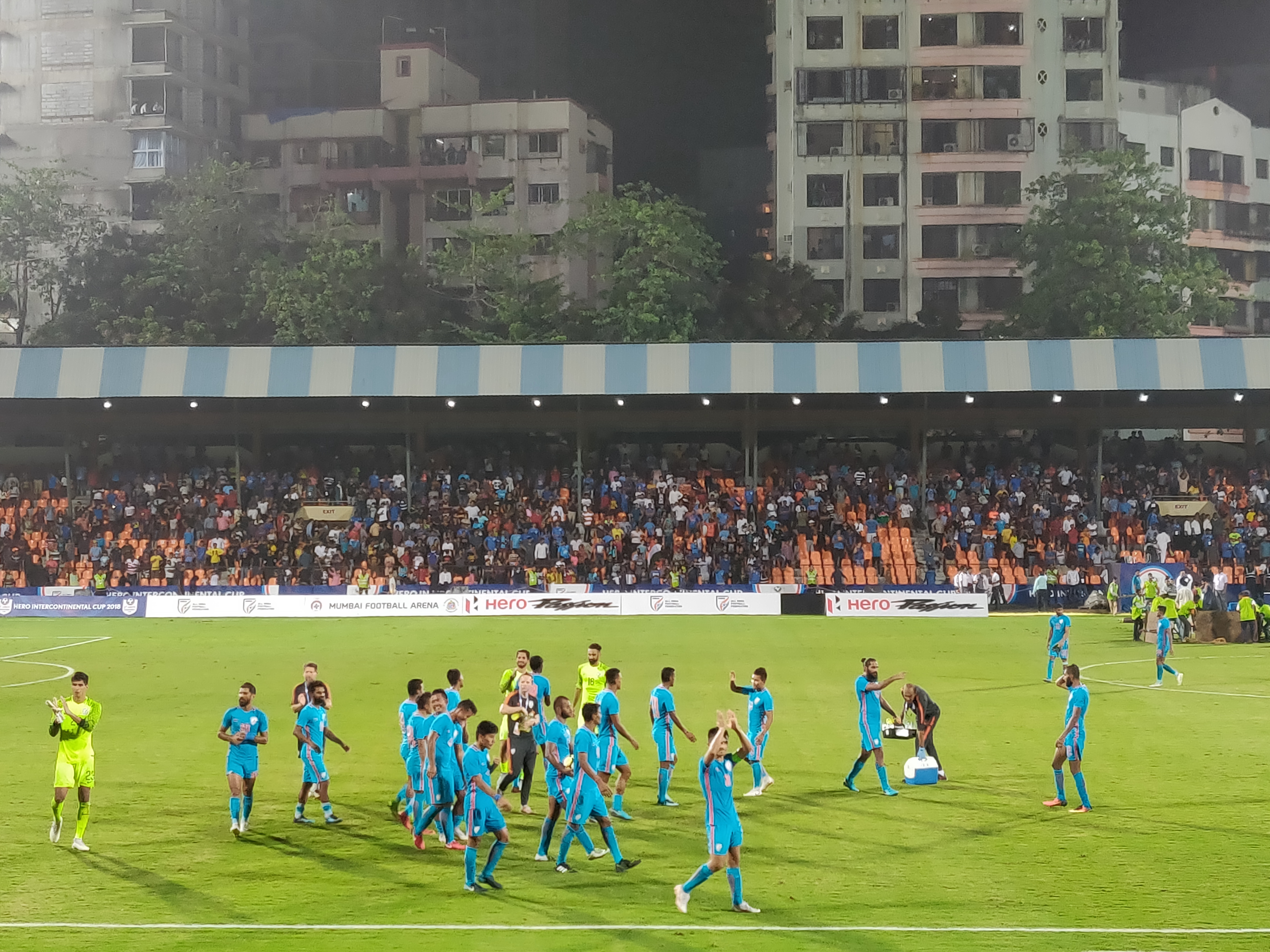 The Mumbai Football Arena roared for the Blue Tigers Sporting News