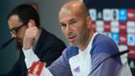 Zinedine Zidane before Atletico Madrid LaLiga