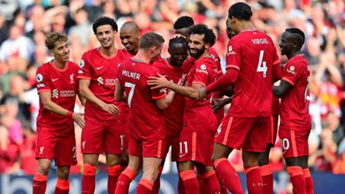 Naby Keita Liverpool goal 2021-22