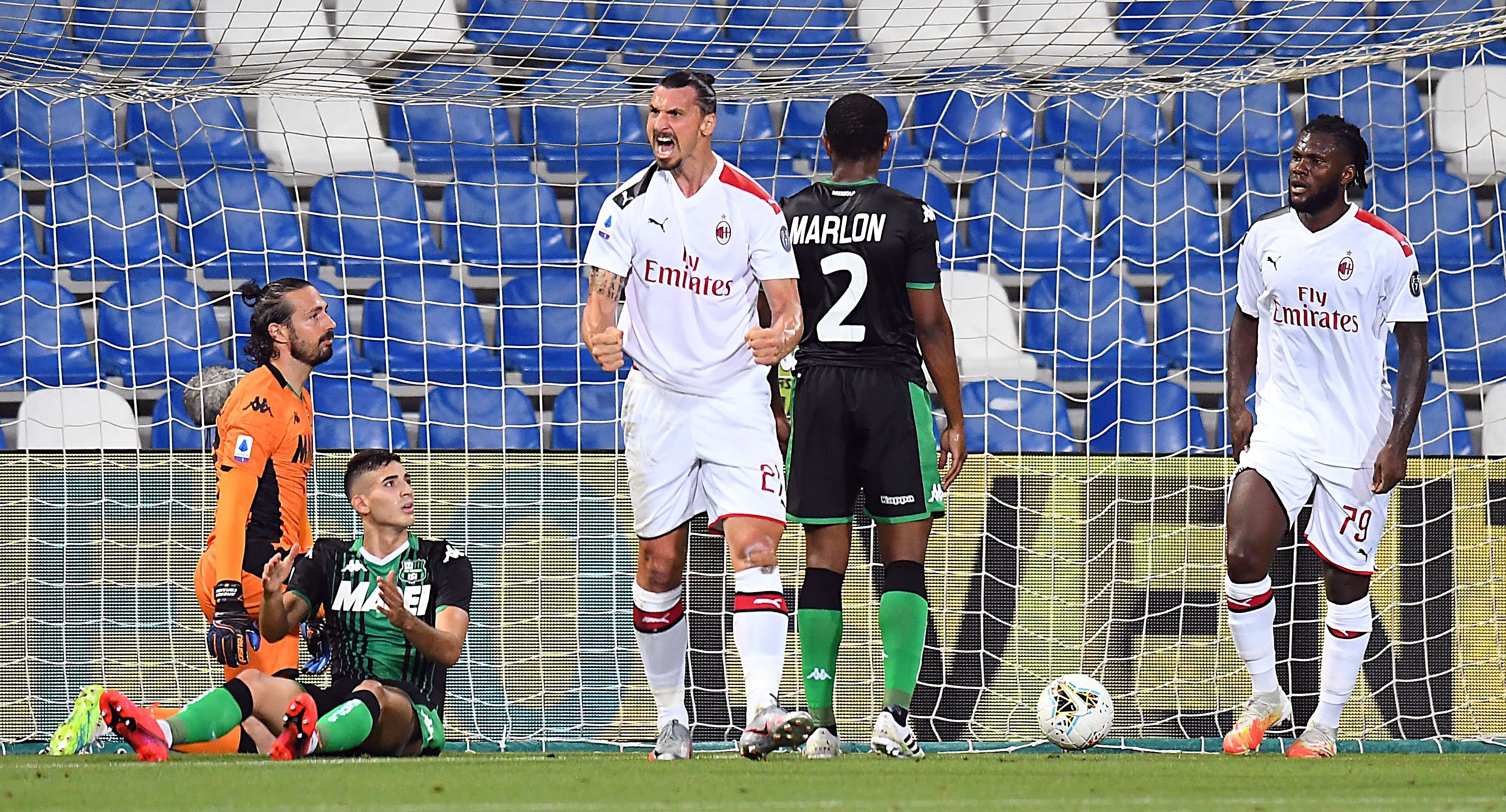 Cronaca E Tabellino Sassuolo V Milan Serie A 21 07 20 Goal Com