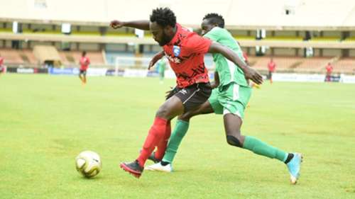 Elvis Rupia of AFC Leopards vs Gor Mahia.