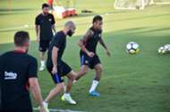 Neymar in training session