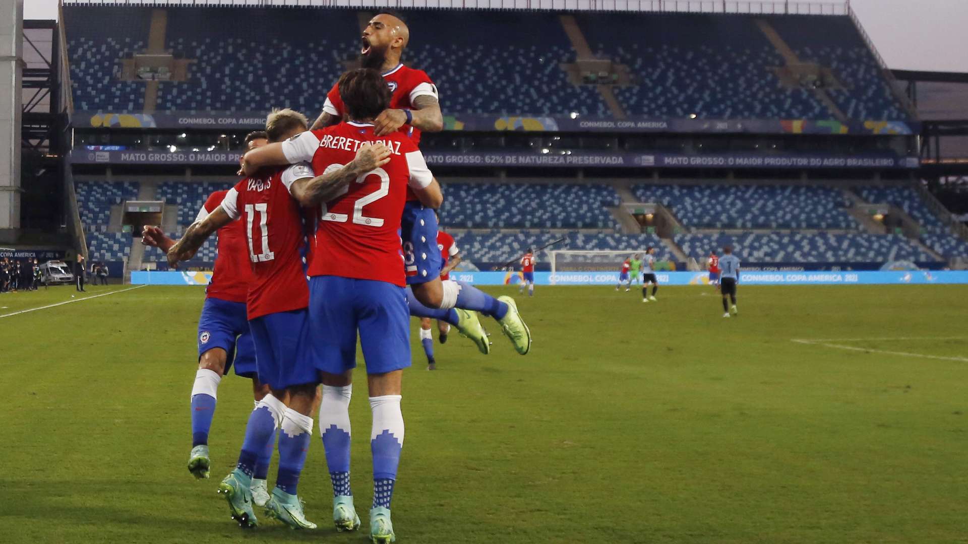 Eduardo Vargas - Uruguay vs Chile Copa America 2021