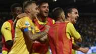 Frosinone celebrating vs Palermo