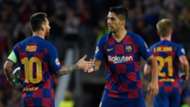 Luis Suarez Lionel Messi Barcelona Inter UCL 02102019