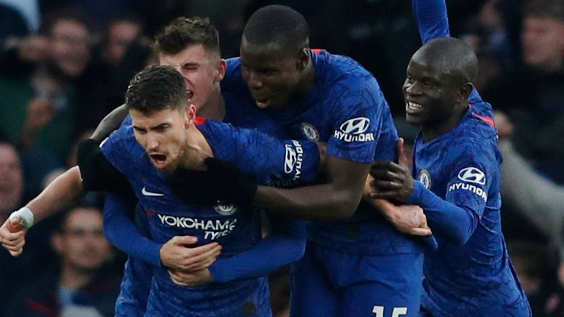 Jorginho rejects red card claims after scoring equaliser at Arsenal and