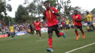 Uganda striker Farid Bayo vs Tanzania in Cecafa.j