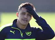 Alexis Sanchez Arsenal Training