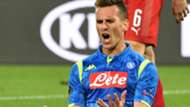 Milik Napoli Arsenal Europa League