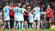 Manchester City Manchester United Premier League Fight