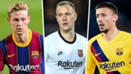 de jong ter stegen lenglet barcelona