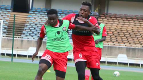 Aboud Omar and Erick Ouma of Kenya.