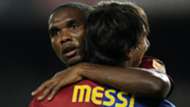 Samuel Eto'o Leo Messi Barcelona 2006/07