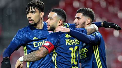 Lucas Paqueta Memphis Depay Houssem Aouar Brest Lyon Ligue 1 19022021