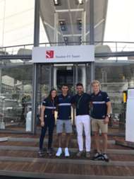 Falcao visita Sauber
