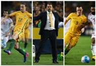 Jackson Irvine Ange Postecoglou Brad Smith Australia v United Arab Emirates World Cup qualifying 28032017