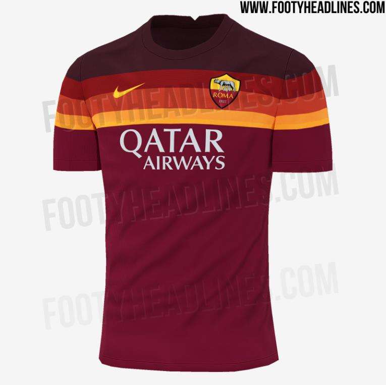 As Roma Sieht So Das Neue Heimtrikot 2020 21 Aus Goal Com