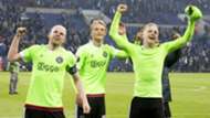 Davy Klaassen, Kasper Dolberg, Donny van de Beek, Schalke 04 vs. Ajax, 04212017