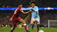 Trent Alexander-Arnold, Leroy Sane, Man City v Liverpool, Champions League, 17/18