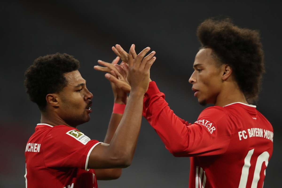 Best Front Three In The World Sane Impresses As Bayern Destroy Schalke In Eight Goal Mauling Goal Com