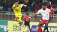 Victor Wanyama of Kenya and Harambee Stars vs Matthiue Gangni of Togo.