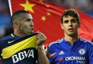 Carlos Tevez Oscar China composite