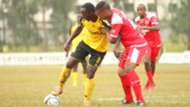 Brian Osumba of Tusker v Mohammed Hassan of Ulinzi Stars.