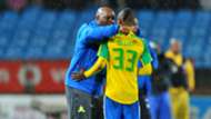 Pitso Mosimane and Khama Billiat - Sundowns v SuperSport United