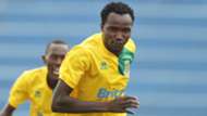 Derrick Onyango of Mathare Uniterd celebrate