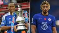 Didier Drogba Reece James Chelsea GFX
