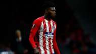 Thomas Partey of Atletico Madrid UEFA Europa League Semi Final second leg match between Atletico Madrid and Arsenal FC