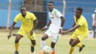 Bolton Omwenga of Kariobangi Sharks v Francis Mustapha of Gor Mahia.