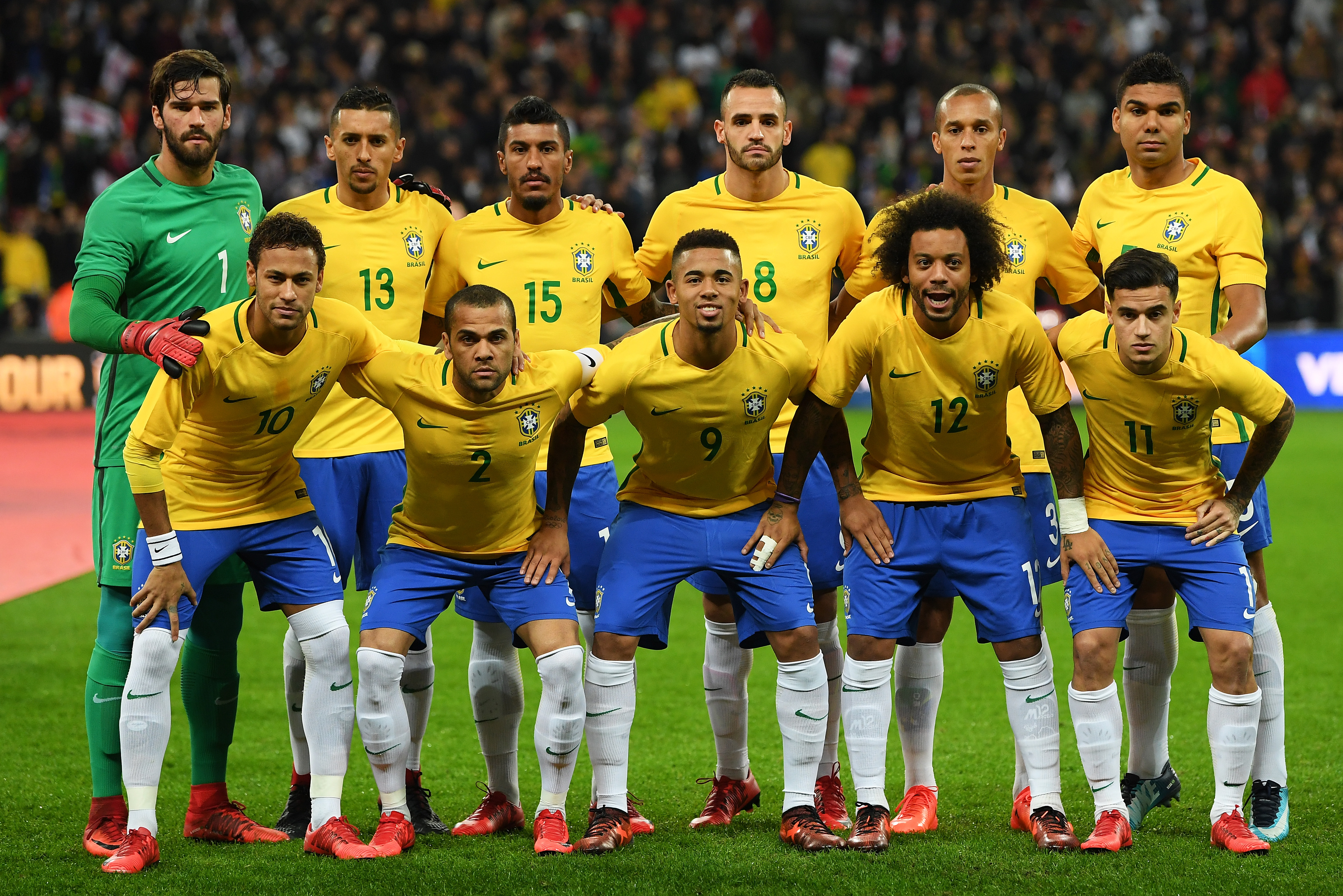 ブラジル ロシアw杯へ23名発表 欠場のd アウベス代役はダニーロとファグネル Goal Com