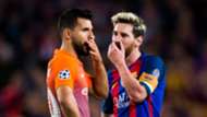 Sergio Aguero, Lionel Messi, Man City, Barcelona 2016-17