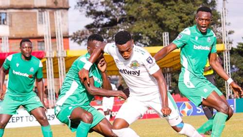 Gor Mahia vs. Kariobangi Sharks.