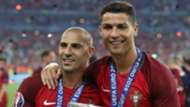 Ricardo Quaresma Cristiano Ronaldo Portugal Euro 2016