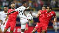 John Boye of Ghana, Ellyes Joris Skhiri of Tunisia, 2019 Afcon