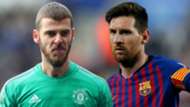 David de Gea Lionel Messi
