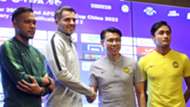 Andritany Ardhiyasa, Simon McMenemy - Timnas Indonesia & Tan Cheng Hoe, Fahrizal Marlias - Malaysia