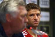 *NO GALLERY* Carlo Ancelotti Thomas Müller FC Bayern München