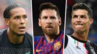 Virgil van Dijk Lionel Messi Cristiano Ronaldo