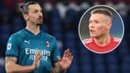 Zlatan Ibrahimovic Scott McTominay AC Milan Man Utd