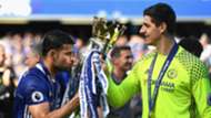 Diego Costa Thibaut Courtois Chelsea