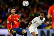 Sergio Ramos Raheem Sterling