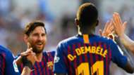 Lionel Messi Ousmane Dembele Barcelona 2018-19