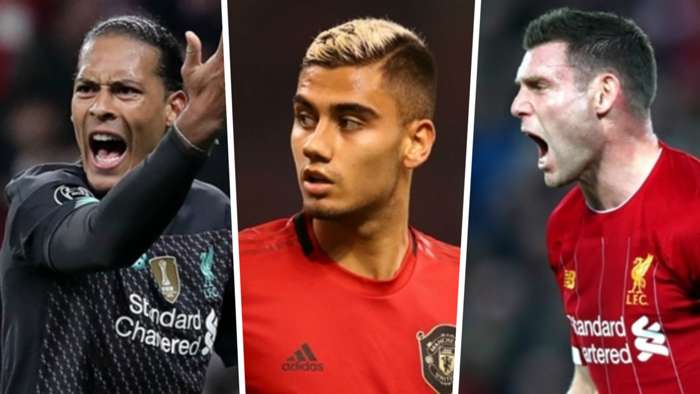 Andreas Pereira Virgil van Dijk James Milner